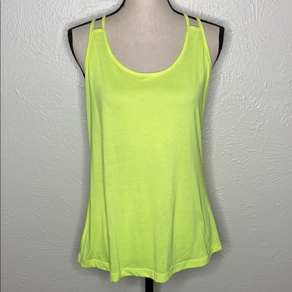 Apana Workout Tank Top Yellow Large - Picture 1 of 6
